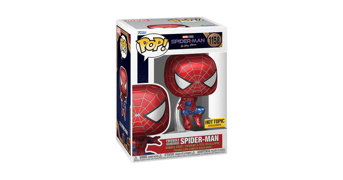 Funko Pop! Friendly Neighborhood Spiderman #1158 Hot Topic
