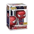 Funko Pop! Friendly Neighborhood Spiderman (metálico) #1158 Hot Topic - Marvel: Spider-Man No Way Home  1