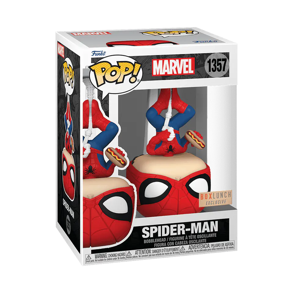 Funko Pop! Spider-Man with Hot Dog  #1357 BoxLunch - Marvel: Spiderman  1