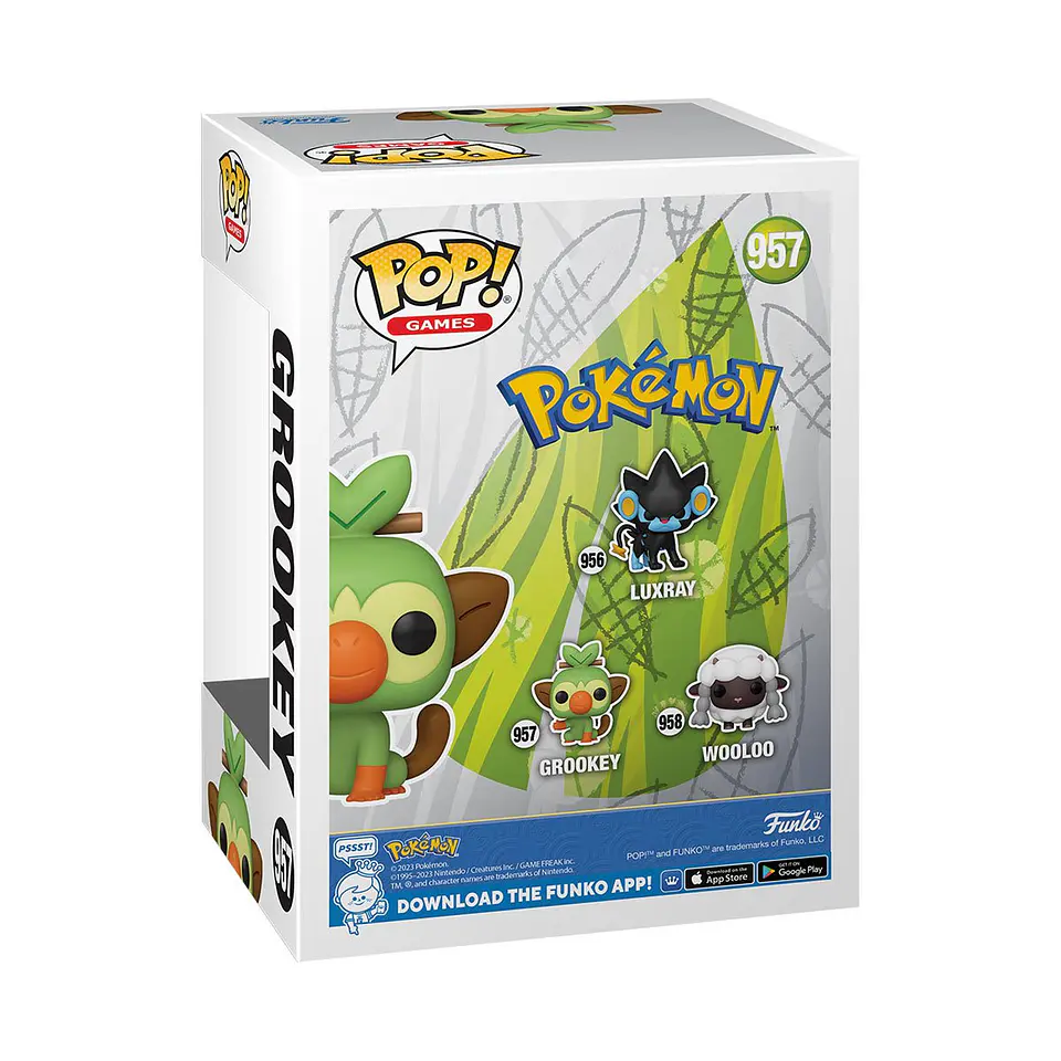 Funko Pop! Grookey (Flocked) #957 - Pokémon 3