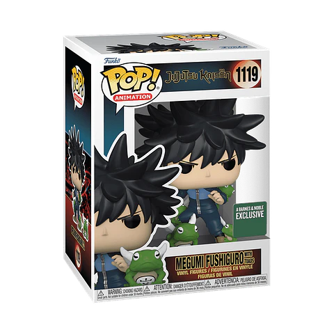 Funko Pop! Megumi Fushiguro with Toads #1119 Barnes & Nobles - Jujutsu Kaisen