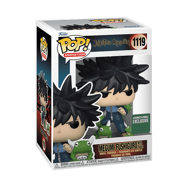 Funko Pop! Megumi Fushiguro with Toads #1119 Barnes & Nobles - Jujutsu Kaisen