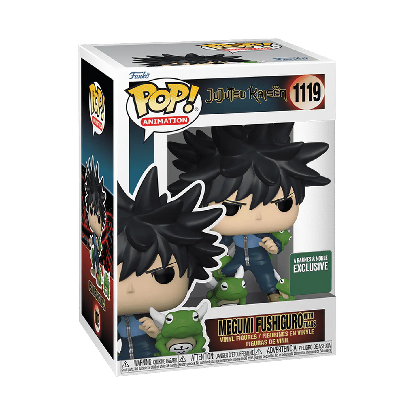 Funko Pop! Megumi Fushiguro with Toads #1119 Barnes & Nobles - Jujutsu Kaisen 1