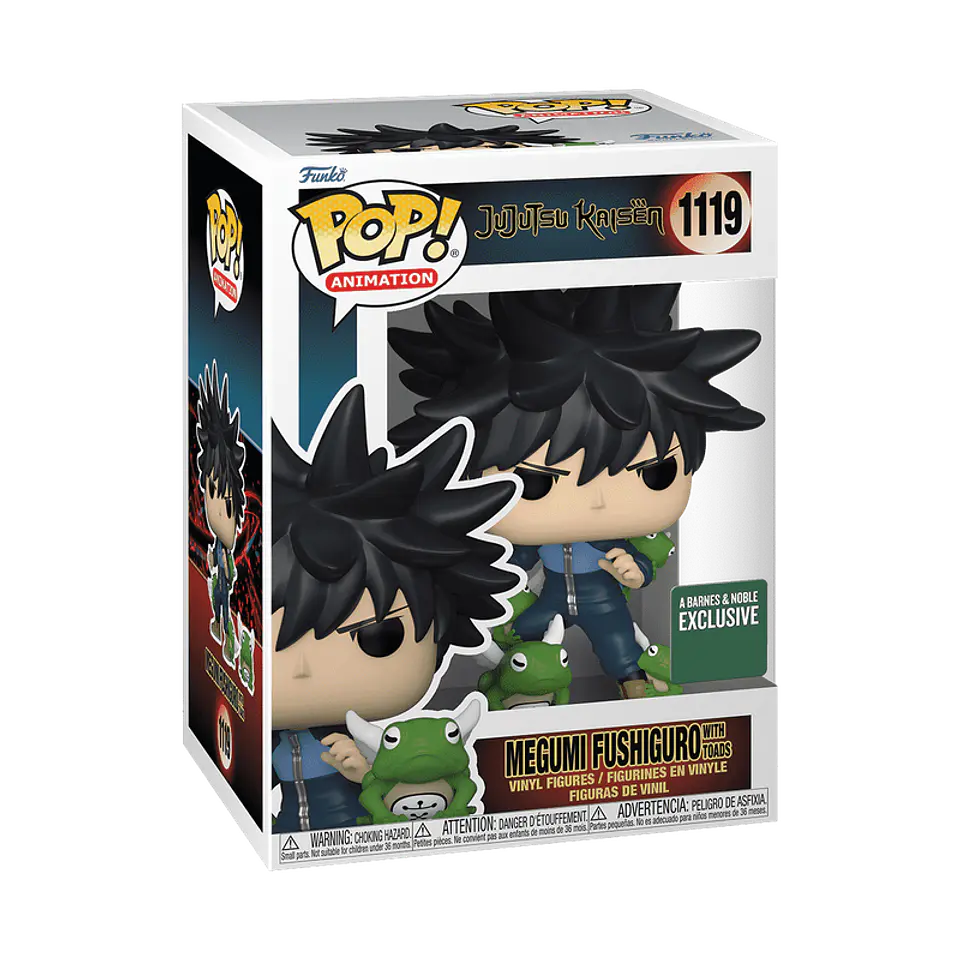 Funko Pop! Megumi Fushiguro with Toads #1119 Barnes & Nobles - Jujutsu Kaisen 1