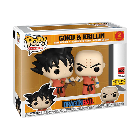 Funko Pop! Goku & Krillin 2pack Hot Topic - Dragon Ball 