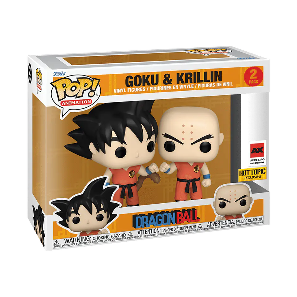 Funko Pop! Goku & Krillin 2pack Hot Topic - Dragon Ball  1