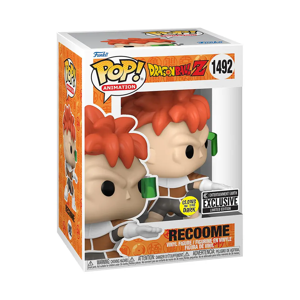 Funko Pop! Recoome (Glow in the dark) #1492 Entertainment Earth - Dragon Ball Z 1