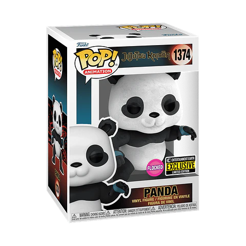 Funko Pop! Panda (Flocked) #1374 Entertainment Earth - Jujutsu Kaisen
