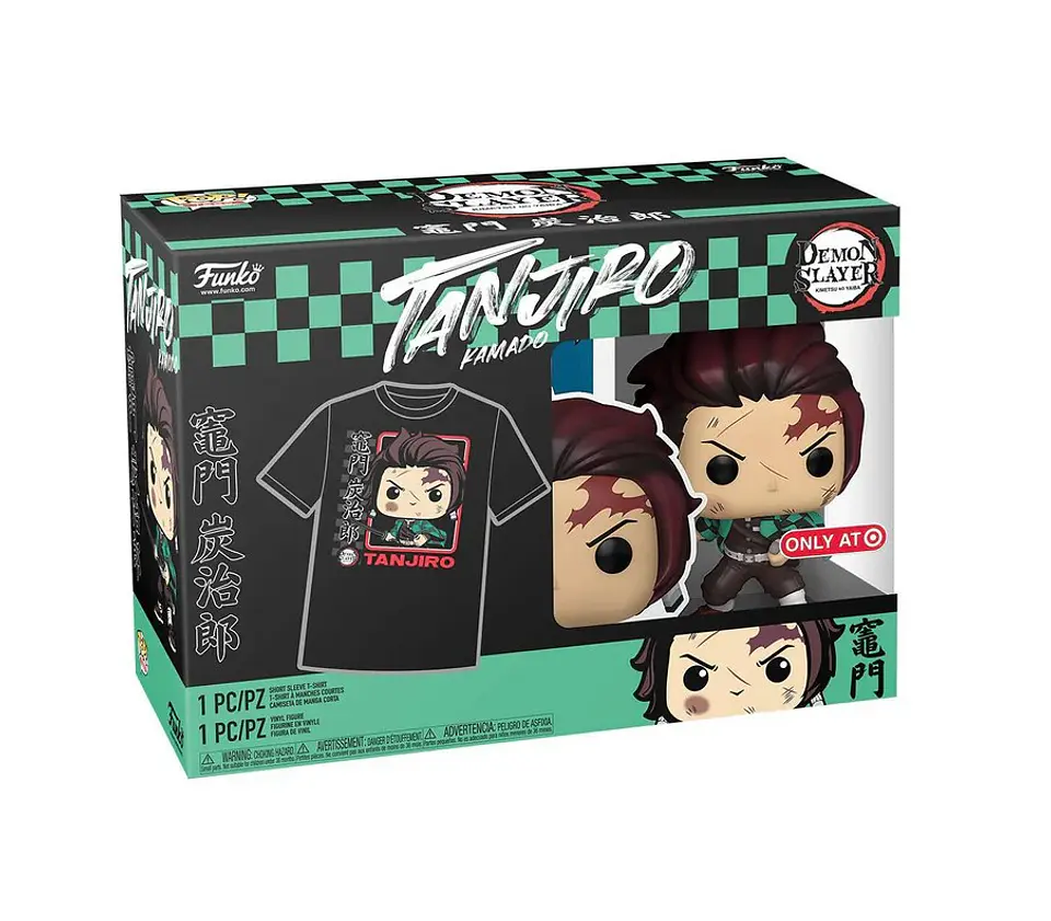 Funko Pop! & Tee Bundle: Tanjiro Kamado #867 Target - Demon Slayer 1