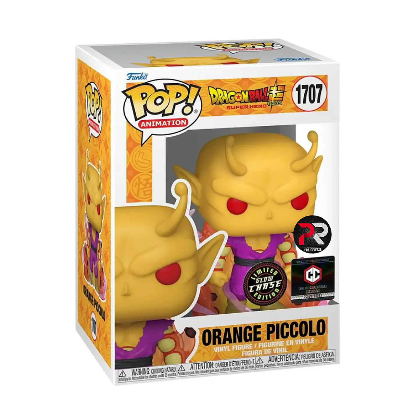 Funko Pop! Orange Piccolo (Glow Chase) #1707 Chalice Collectibles (PR) - Dragon Ball Super: Super Hero 1