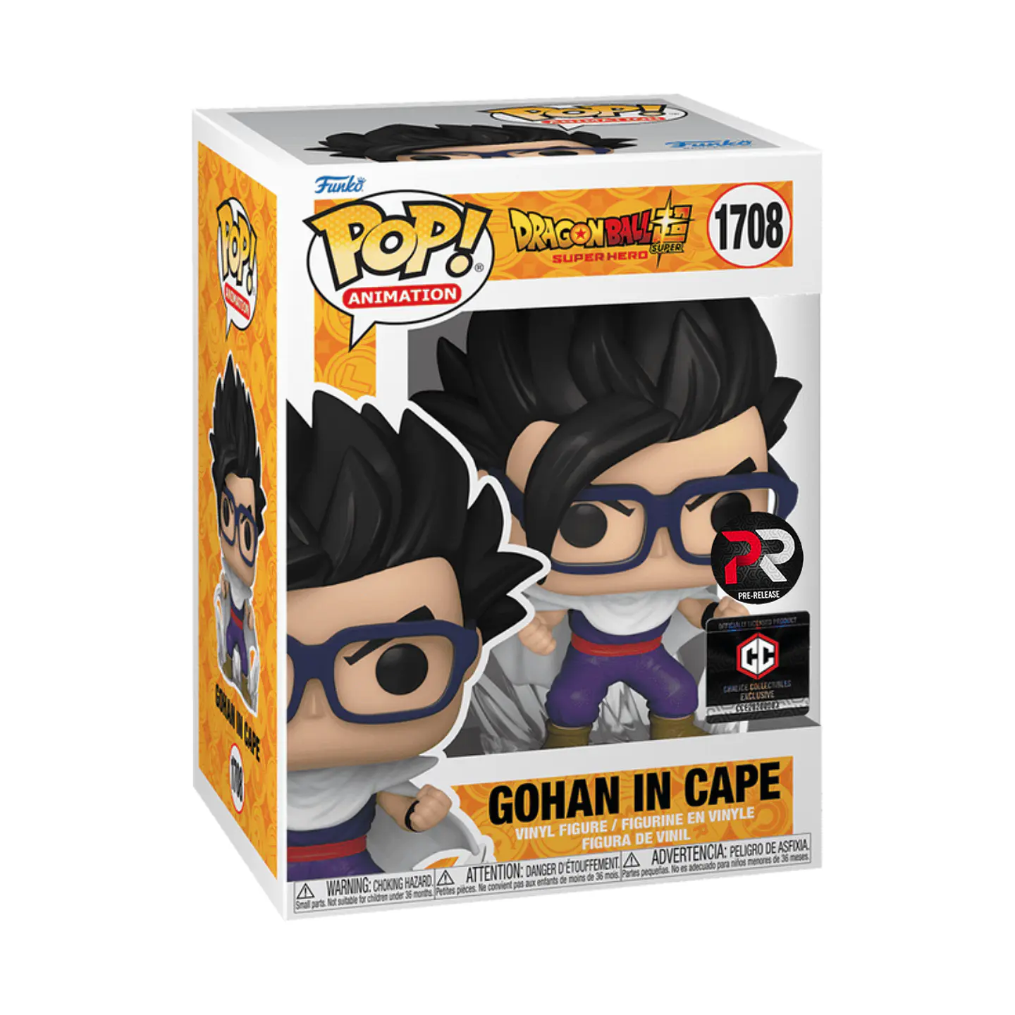 Funko Pop! Gohan in Cape #1708 Chalice Collectibles (PR) - Dragon Ball Super: Super Hero 1