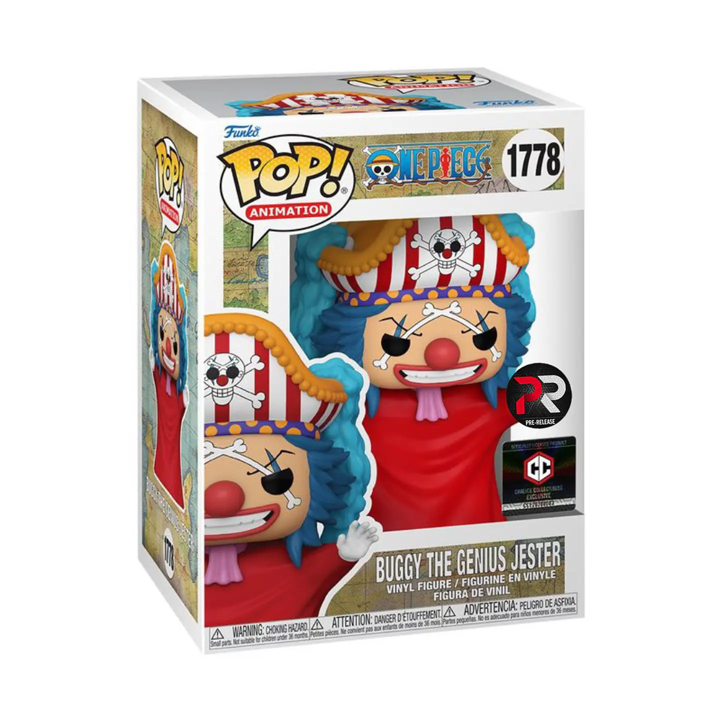 Funko Pop! Buggy The Genius Jester #1778 Chalice Collectibles (PR) - One Piece 1