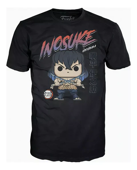 Funko Pop! & Tee Bundle: Inosuke Hashibira #1057 GameStop - Demon Slayer