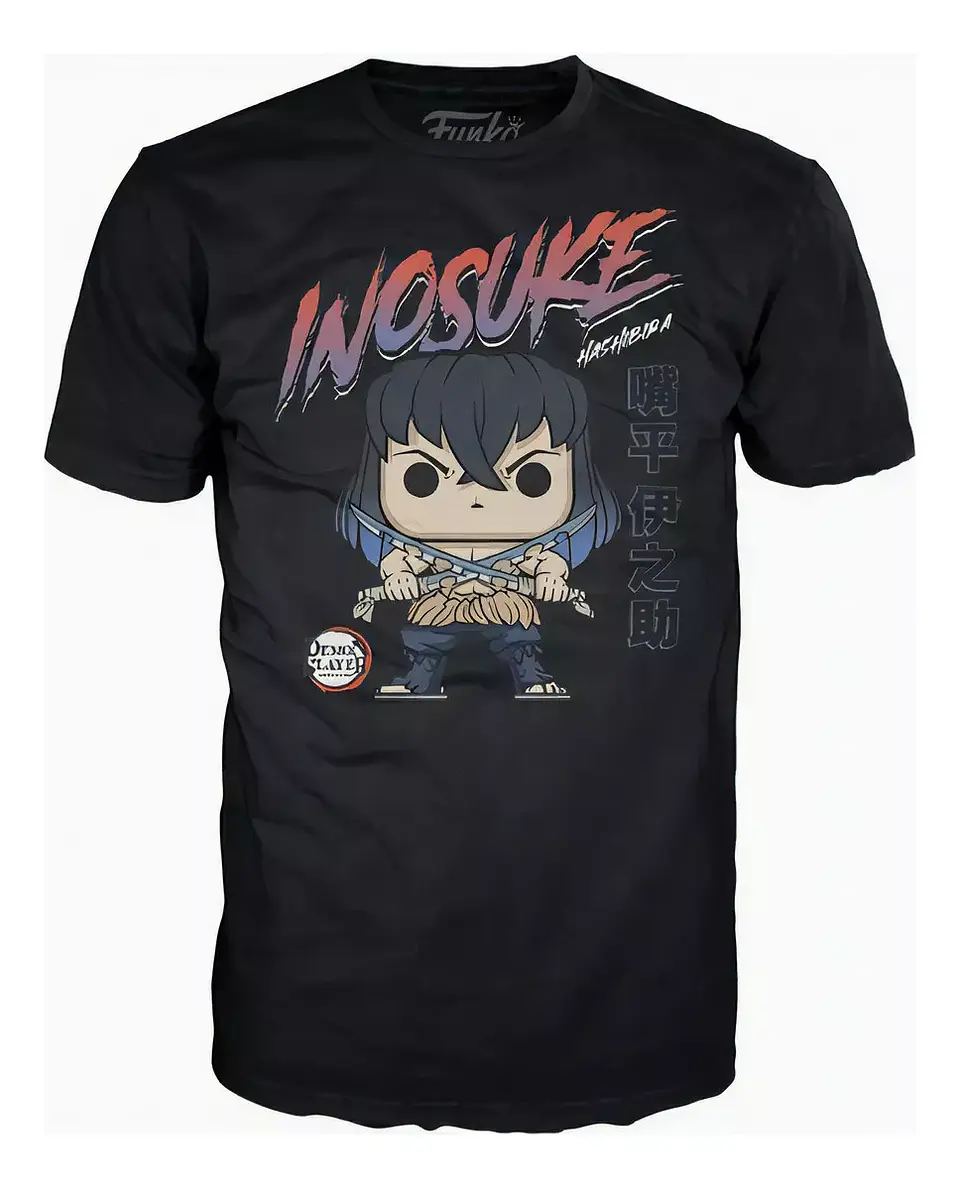Funko Pop! & Tee Bundle: Inosuke Hashibira #1057 GameStop - Demon Slayer 2