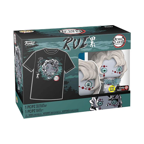 Funko Pop! & Tee Bundle: Rui (Glow in the dark) #1307 GameStop - Demon Slayer