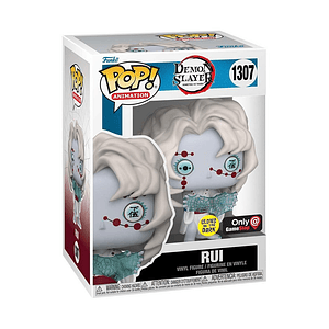 Funko Pop! & Tee Bundle: Rui (Glow in the dark) #1307 GameStop - Demon Slayer