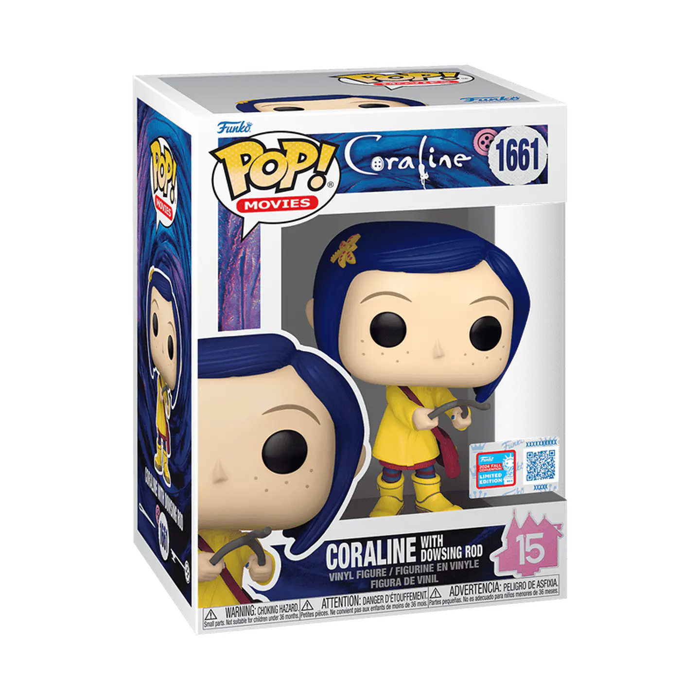 Funko Pop! Coraline with Dowsing Rod #1661 NYCC - Coraline 1