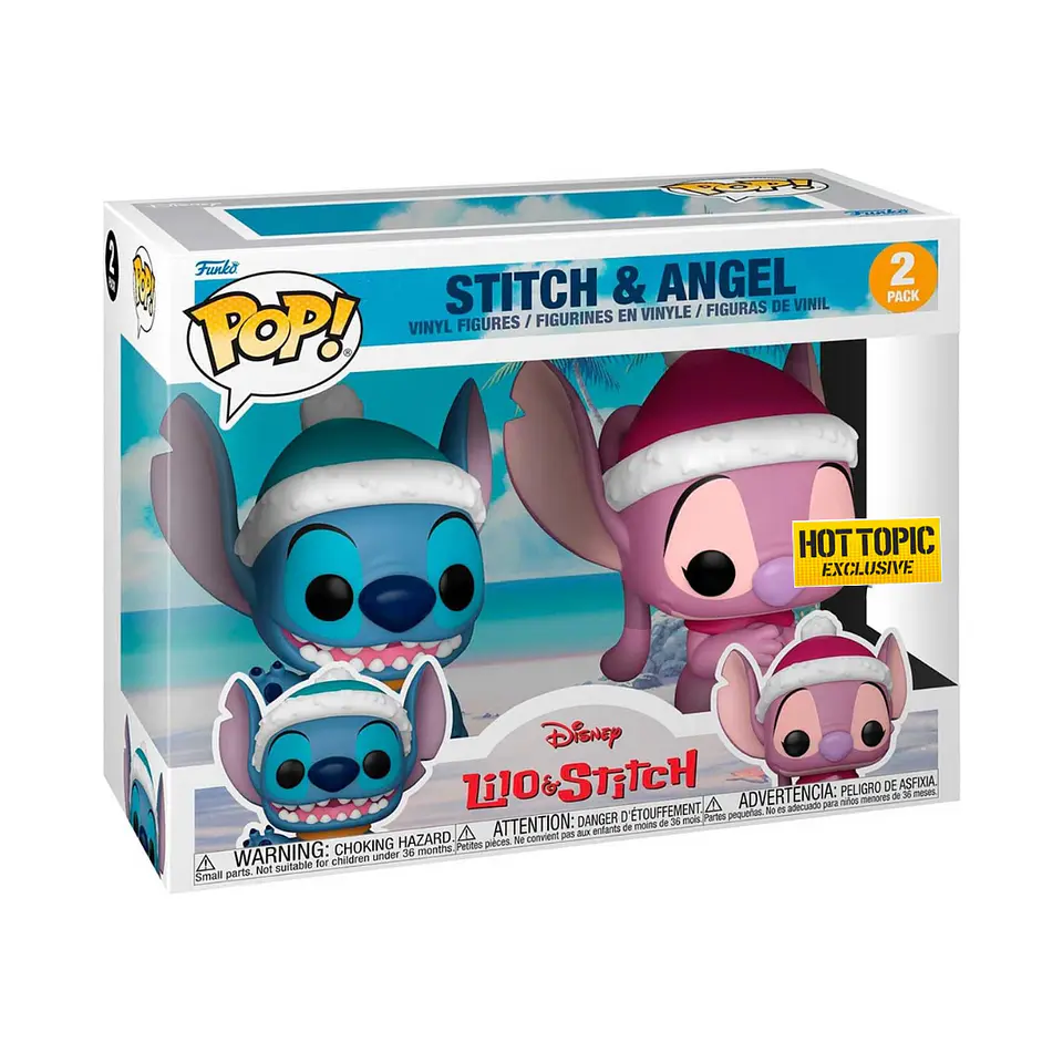 Funko Pop! Stitch & Angel 2Pack (Hot Topic) - Lilo & Stitch 1