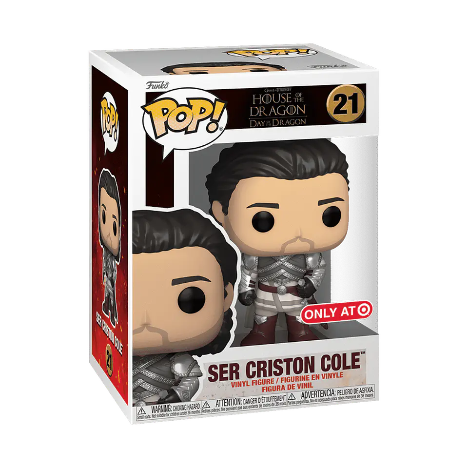 Funko Pop! Ser Criston Cole #21 Target - House Of The Dragon 1
