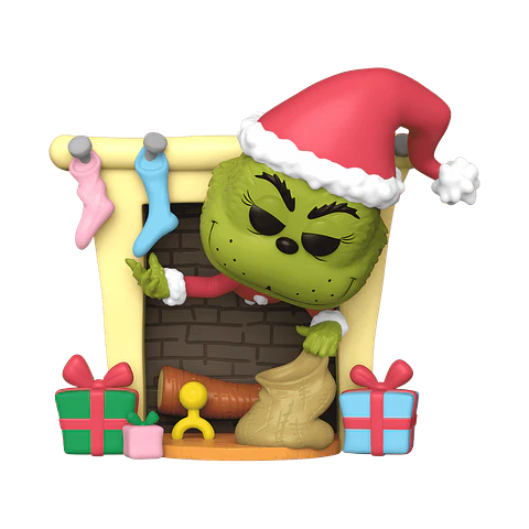 Funko Pop! Deluxe: Grinch with bag #35 - How the Grinch Stole Christmas! (Dr. Seuss)