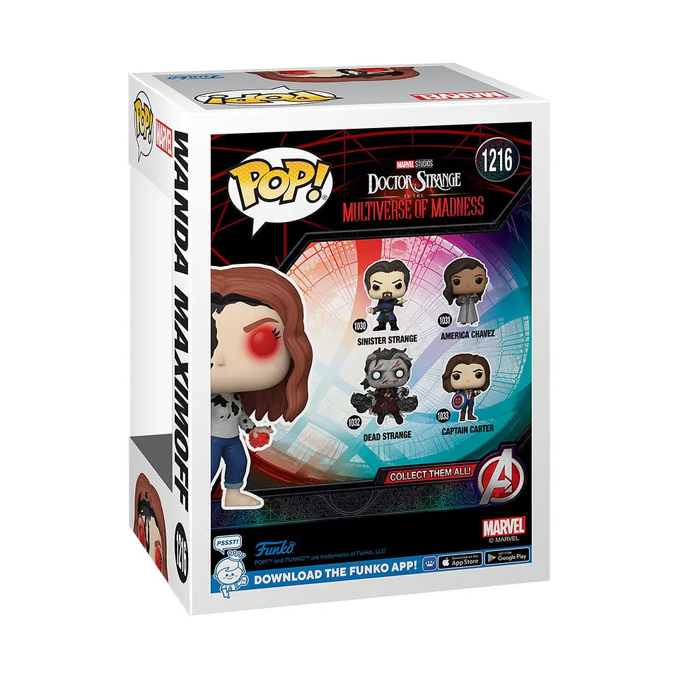 Funko Pop! Wanda Maximoff #1216 Glow In The Dark - Doctor Strange in the Multiverse of Madness 4