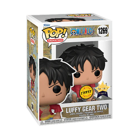 Funko Pop! Luffy Gear Two (CHASE) #1269 Fundom Exclusive - One Piece