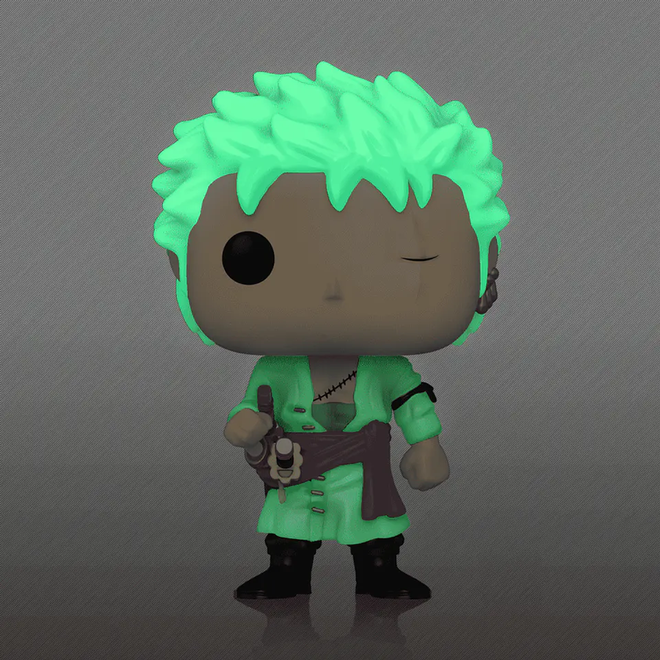 Funko Pop! Roronoa Zoro  (Glow In The Dark) #327 Kody Trading - One Piece 3