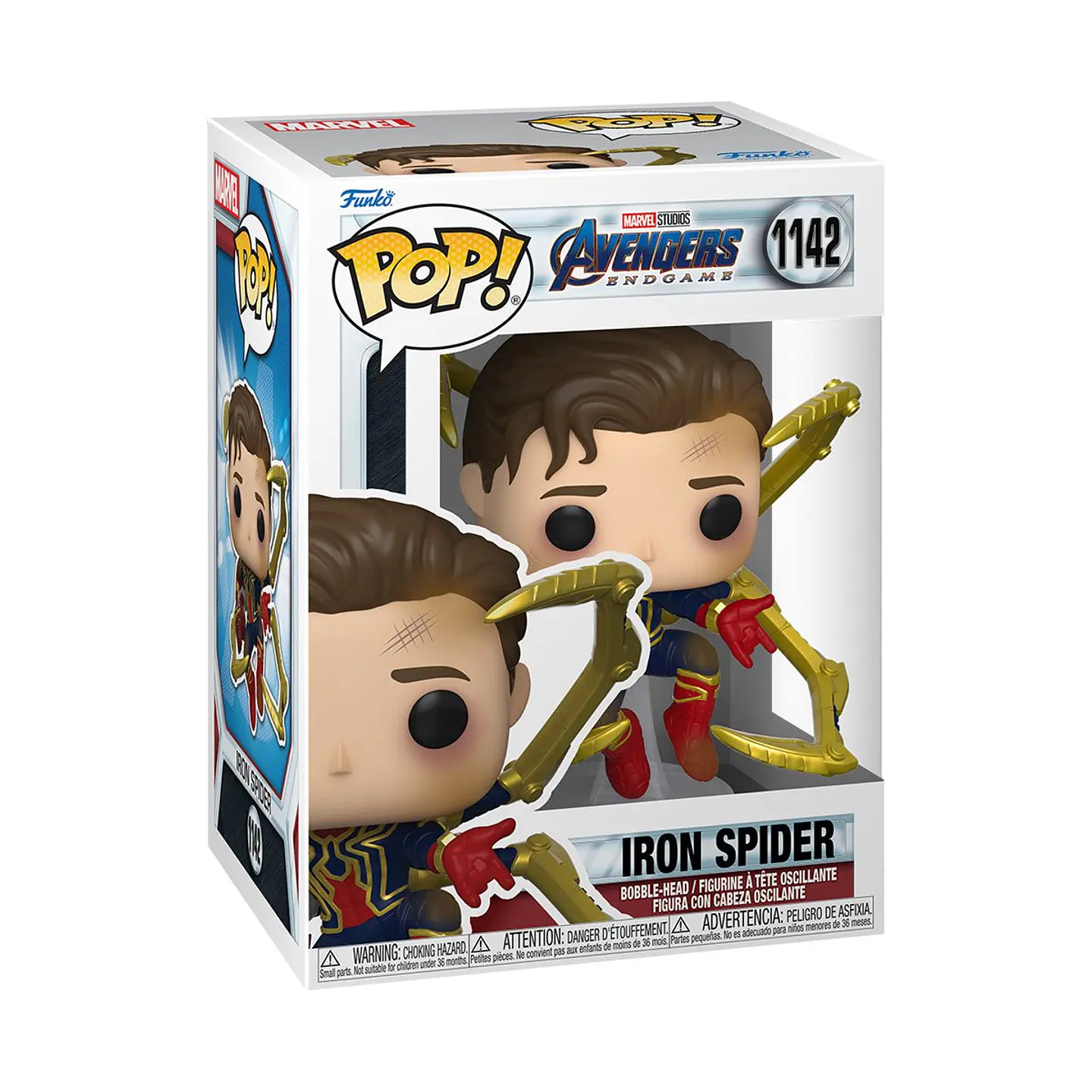 Funko Pop! Iron Spider unmasked #1142 - Avengers Endgame  1