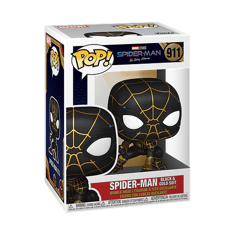 Funko Pop! Spiderman (Black and gold suit) #911 - Marvel: Spider-Man No Way Home
