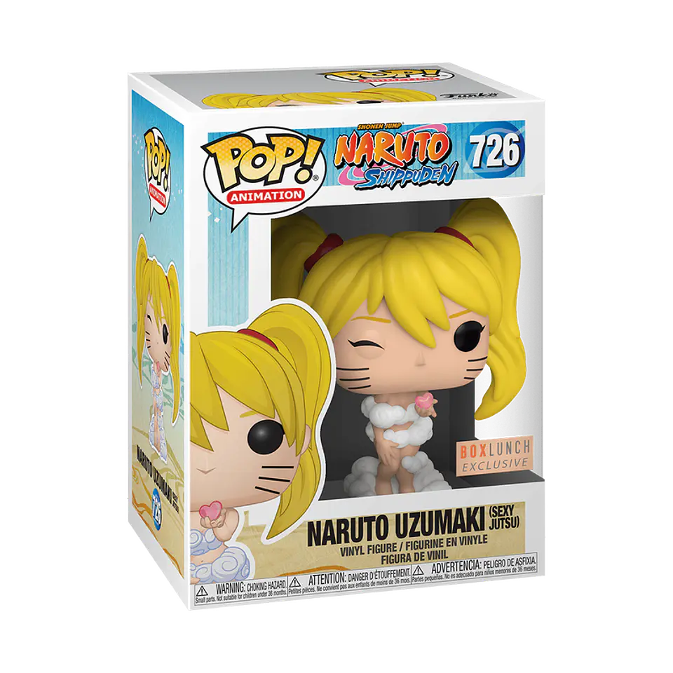 Funko Pop! Naruto Uzumaki (Sexy Jutsu) #726 BoxLunch - Naruto Shippuden 1