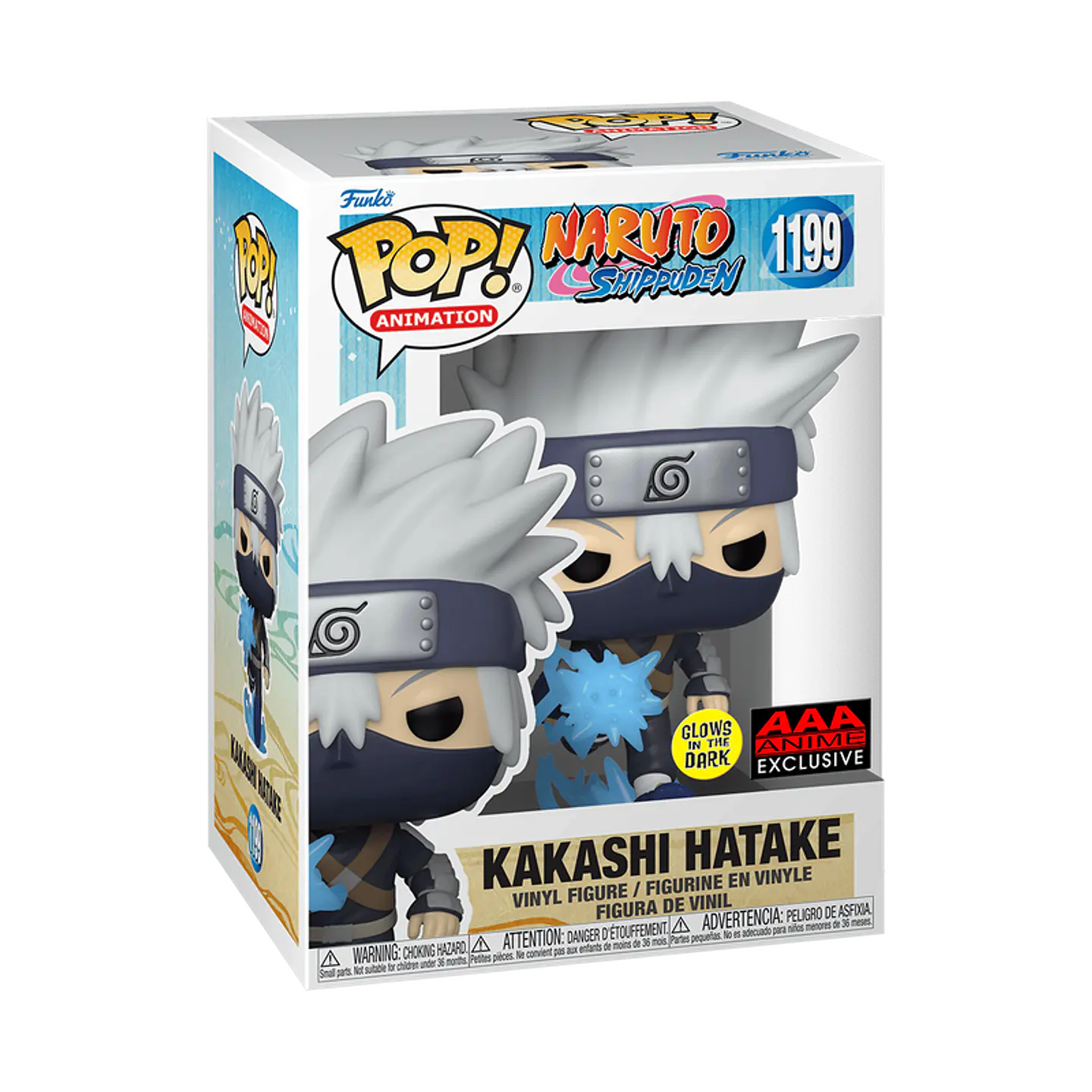 Funko Pop! Kakashi Hatake #1199 AAA Anime Exclusive - Naruto Shippuden 1