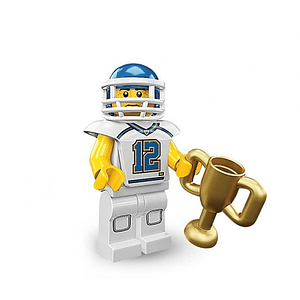 Lego Minifigura: Jugador de fútbol - Serie 8