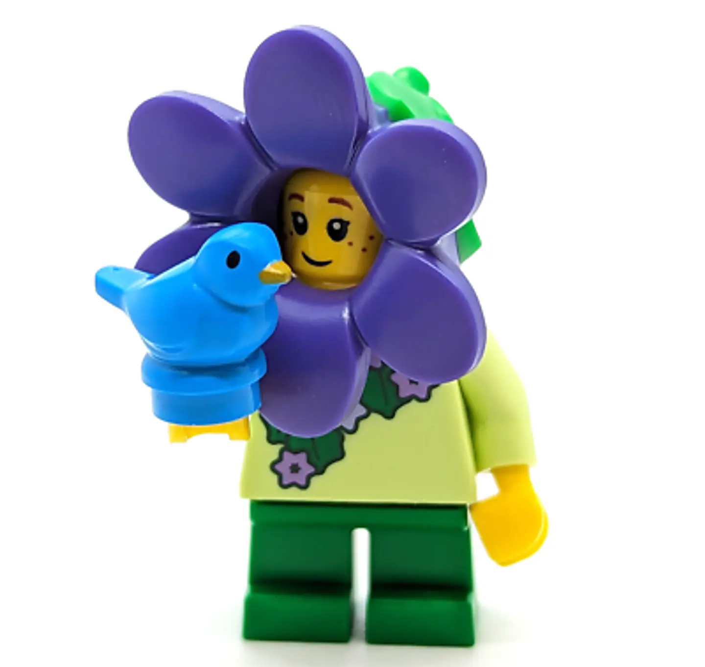 Lego Minifigura: Niña flor púrpura - Lego BAM 1