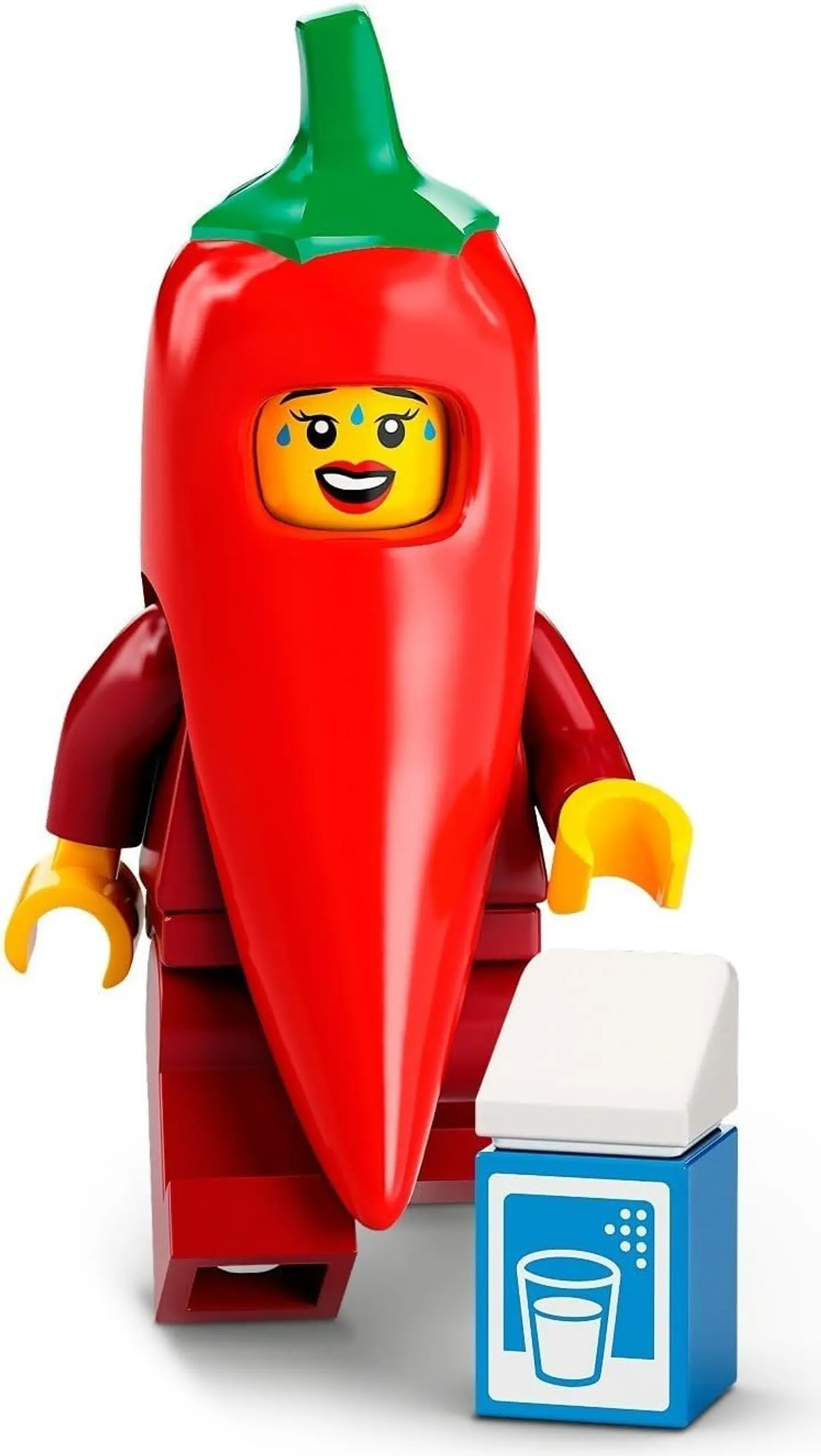 Lego Minifigura: Fan con disfraz de chile - Serie 22 1