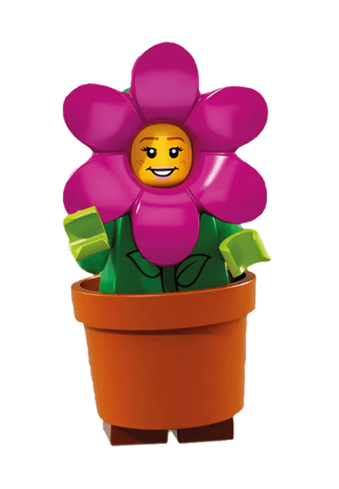 Lego Minifigura: Chica Maceta - Serie 18