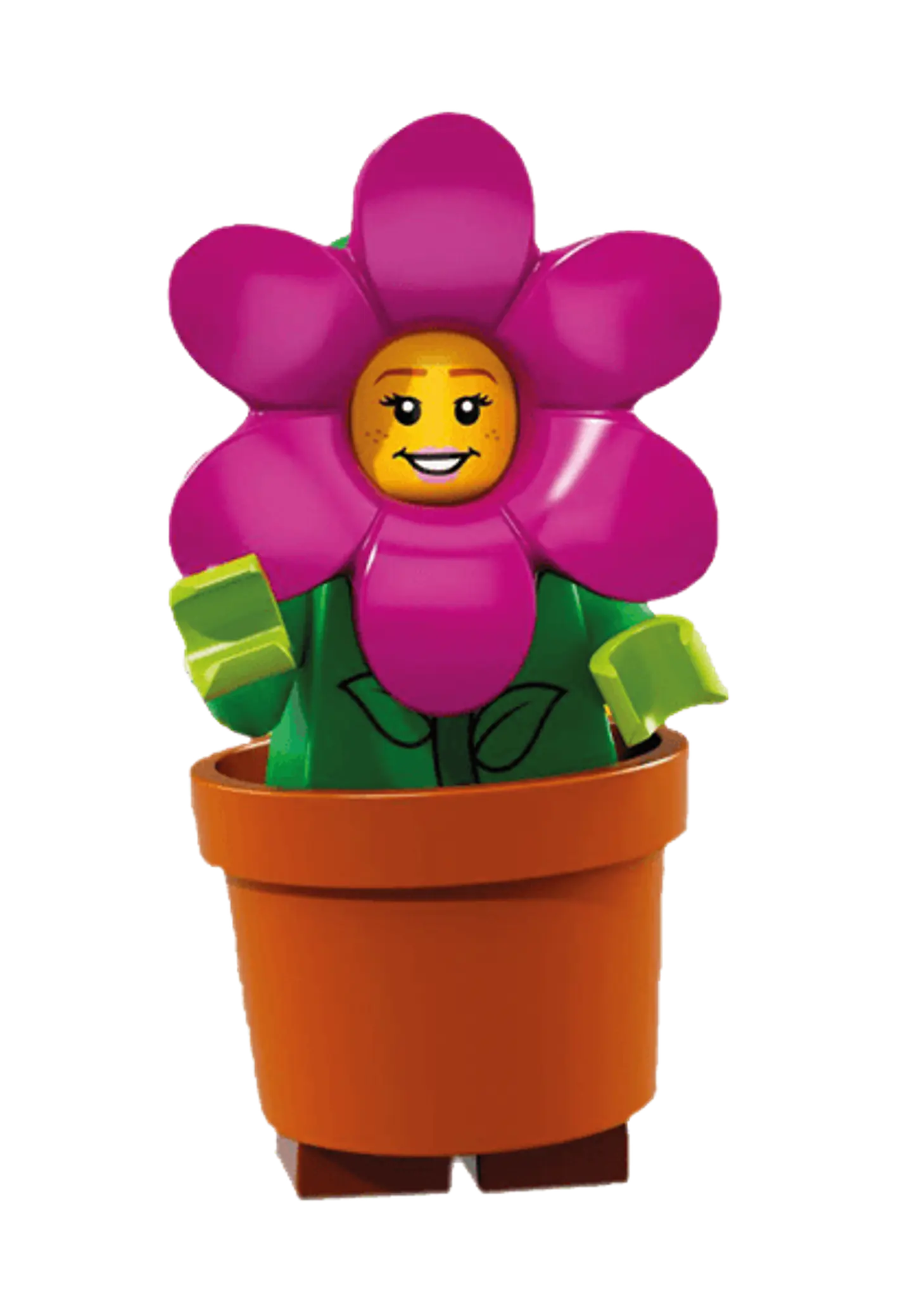 Lego Minifigura: Chica Maceta - Serie 18 1
