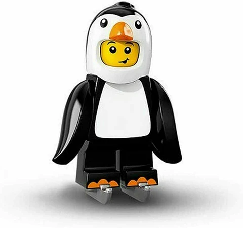 Lego Minifigura: Chico con disfraz de pingüino - Serie 16