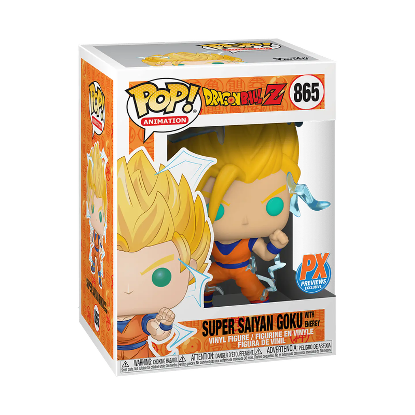 Funko Pop! Super Saiyan Goku with energy #865 PX - Dragon Ball Z 1