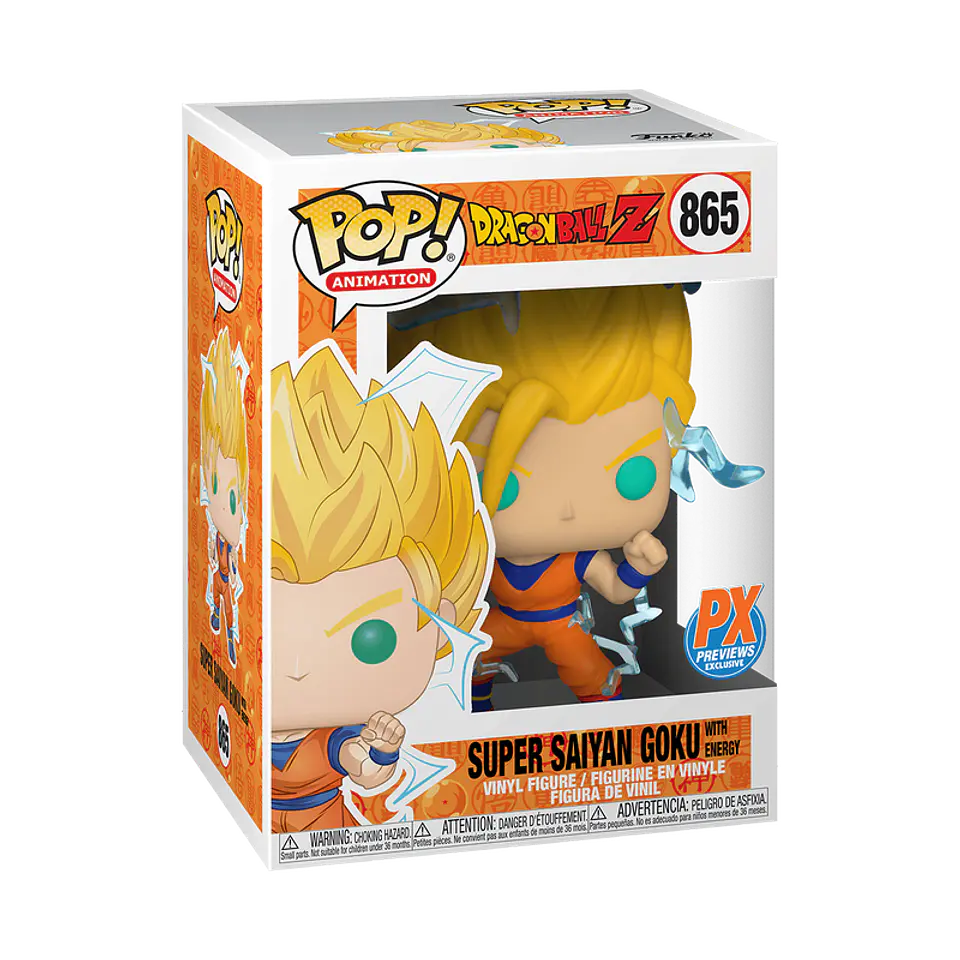 Funko Pop! Super Saiyan Goku with energy #865 PX - Dragon Ball Z 1