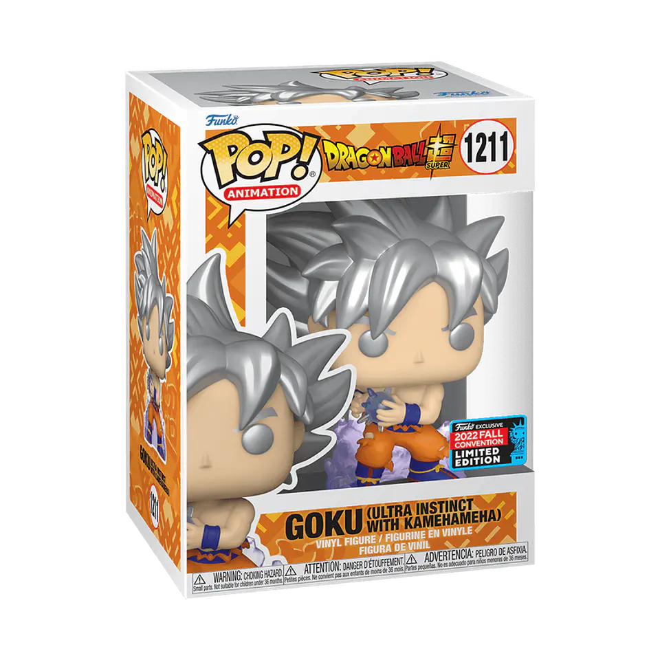 Funko Pop! Goku Ultra Instinct with Kamehameha #1211 NYCC - Dragon Ball Super 1