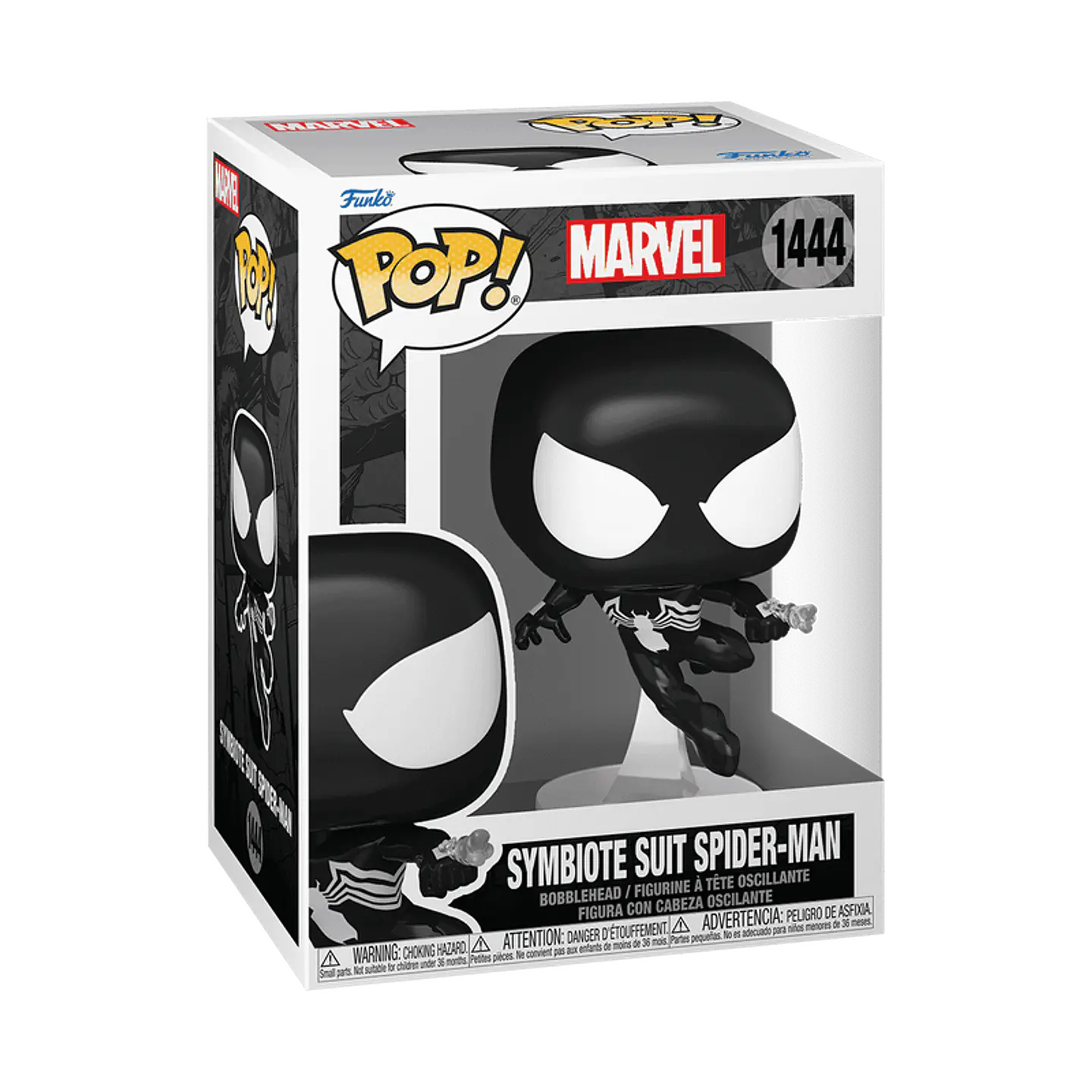 Funko Pop! Symbiote Suit Spiderman #1444 - Marvel: Spider-Man 1