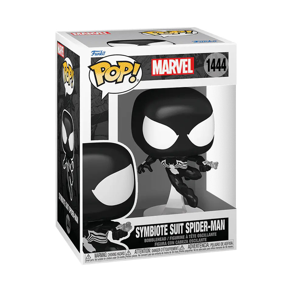 Funko Pop! Symbiote Suit Spiderman #1444 - Marvel: Spider-Man 1