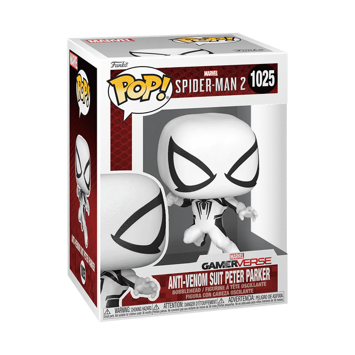 Funko Pop! Anti-venom Suit Peter Parker #1025 - Marvel Gamerverse: Spider-Man 2 1