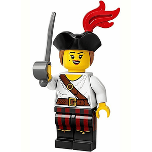 Lego Minifigura: Chica Pirata - Serie 20