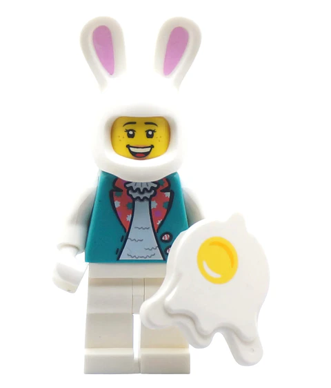 Lego Minifigura: Chica disfrazada de conejo - Lego BAM