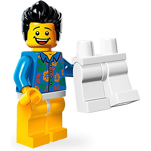 Lego Minifigura: Chico de ¿Dónde están mis pantalones? - The Lego Movie