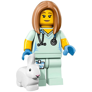 Lego Minifigura: Veterinaria - Serie 17
