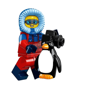 Lego Minifigura: Fotógrafo de animales - Serie 16