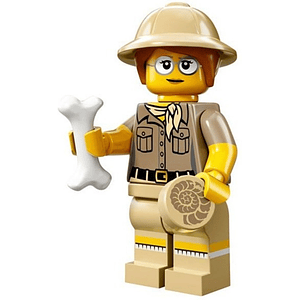 Lego Minifigura: Paleontóloga - Serie 13