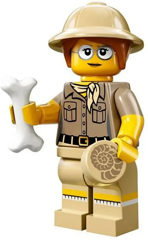 Lego Minifigura: Paleontóloga - Serie 13